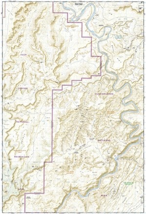 National Geographic Canyonlands National Park - Maze District Trail Map 2