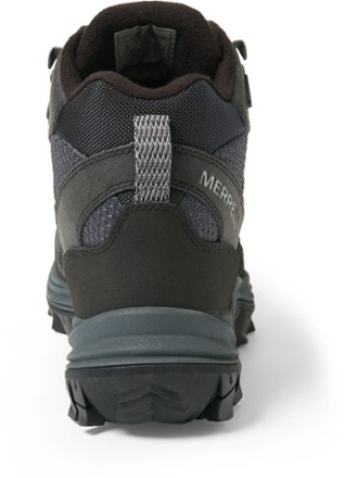 Merrell Thermo Chill Mid Waterproof Hiking Boots - Women's Back view (Black)