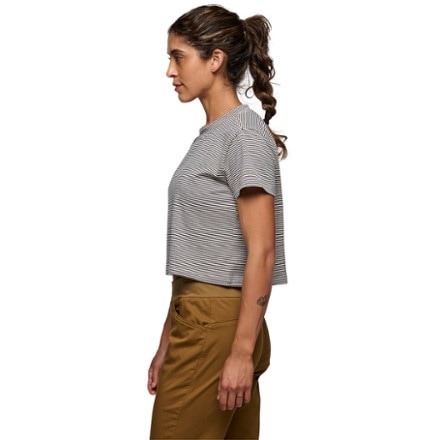 Black Diamond BD Stripe Crop T-Shirt - Women's 3