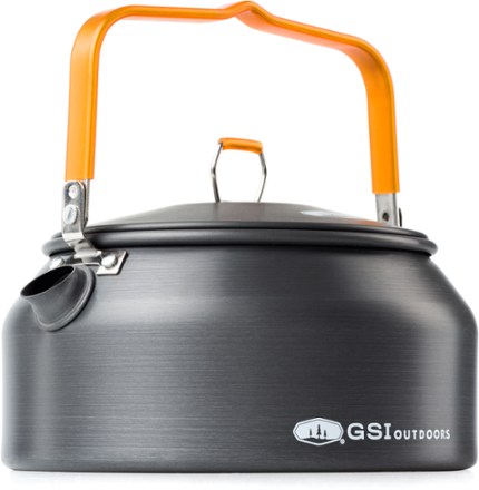 Outdoor Camping Kettle Lightweight Works with Campfires 1-Liter