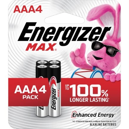 Energizer MAX Alkaline AAA Batteries - Package of 4 0