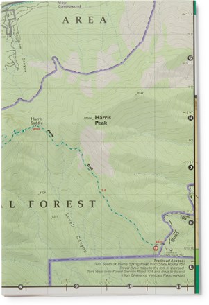 Green Trails Map 2470S - Charleston Peak, Spring Mountains 1