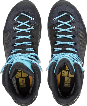 Salewa Crow GTX Mountaineering Boots - Women's Top view (Premium Navy/Ethernal Blue)