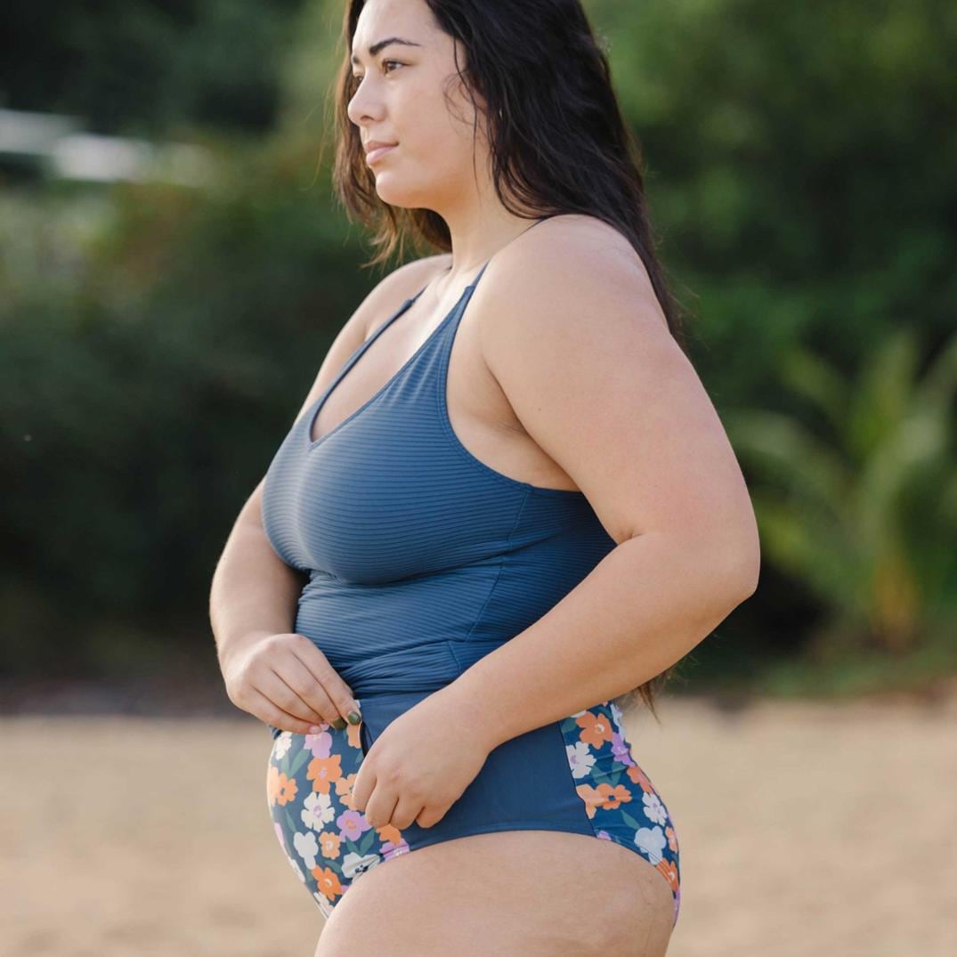 Location Image for V-Neck Tankini Swimsuit Top - Women's