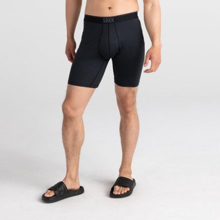 Saxx Quest Quick-Dry Mesh Boxer Briefs - Men's 1