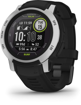  Garmin Instinct Solar Surf, Solar-Powered Rugged Outdoor  Smartwatch with Tide Data and Dedicated Surfing Activity, Pipeline  (Renewed) : Electronics