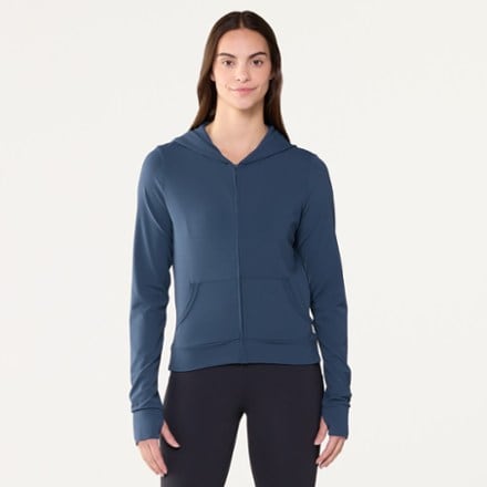 Vuori AllTheFeels Mini Full-Zip Hoodie - Women's 1
