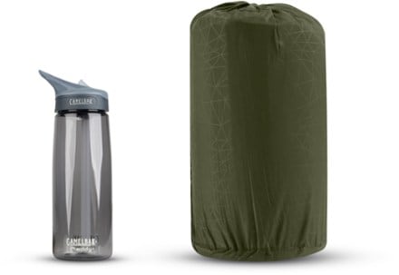Sea to Summit Camp Plus Self-Inflating Sleeping Pad - Rectangular Water bottle shown for size reference only; bottle not included