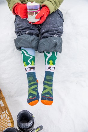 Darn Tough Pow Cow Ski and Snowboard Socks - Kids' 5