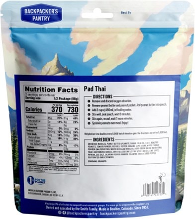 Backpacker's Pantry Pad Thai - 2 Servings 1