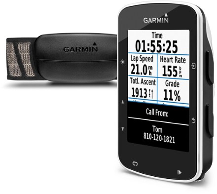 garmin 520 heart rate display