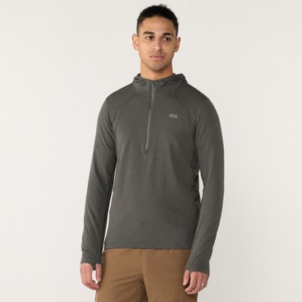Stio Trax Power Grid Half-Zip Hoodie - Men's 1