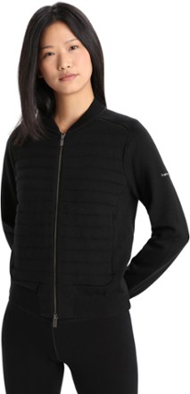 Icebreaker ZoneKnit Insulated Knit Bomber Jacket - Women's 1