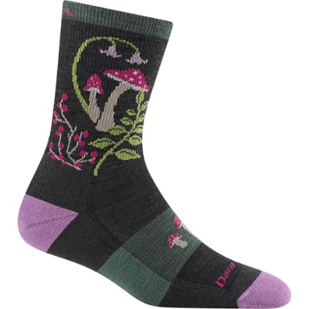 Darn Tough Mellow Mushrooms Micro Crew Lightweight Hiking Socks - Women's 2