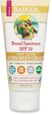unscented sunscreen