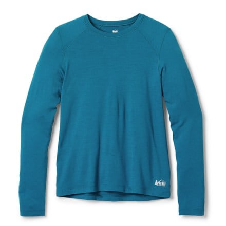 REI Co-op Merino Midweight Base Layer Crew Top - Kids' 0