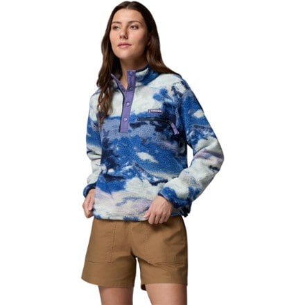 Columbia Helvetia II Cropped Half-Snap Fleece Pullover - Women's 3