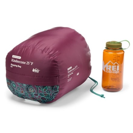 REI Co-op Kindercone 25 Sleeping Bag - Kids' Stuff sack (32oz bottle not included)