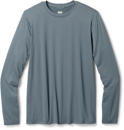 Chemise REI Sahara Homme Manches Longues Grise - Taille L - Couche De Base UPF
