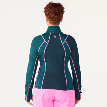 SENIQ Joytrek Grid Fleece Zip-Neck Pullover - Women's 4