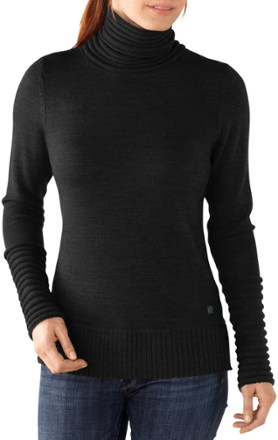 merino wool turtleneck sweater women's
