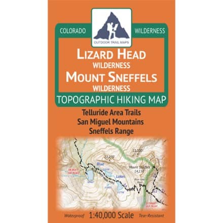 Outdoor Trail Maps Lizard Head / Mount Sneffels Wilderness Map - 2026 Edition 0