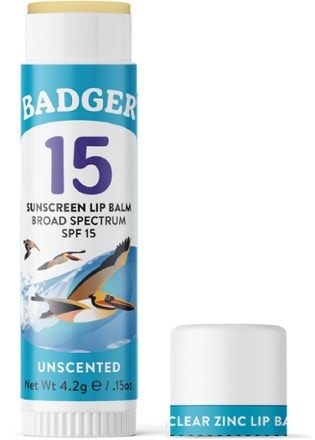 Badger SPF 15 Mineral Sunscreen Lip Balm - 0.15 oz. 2