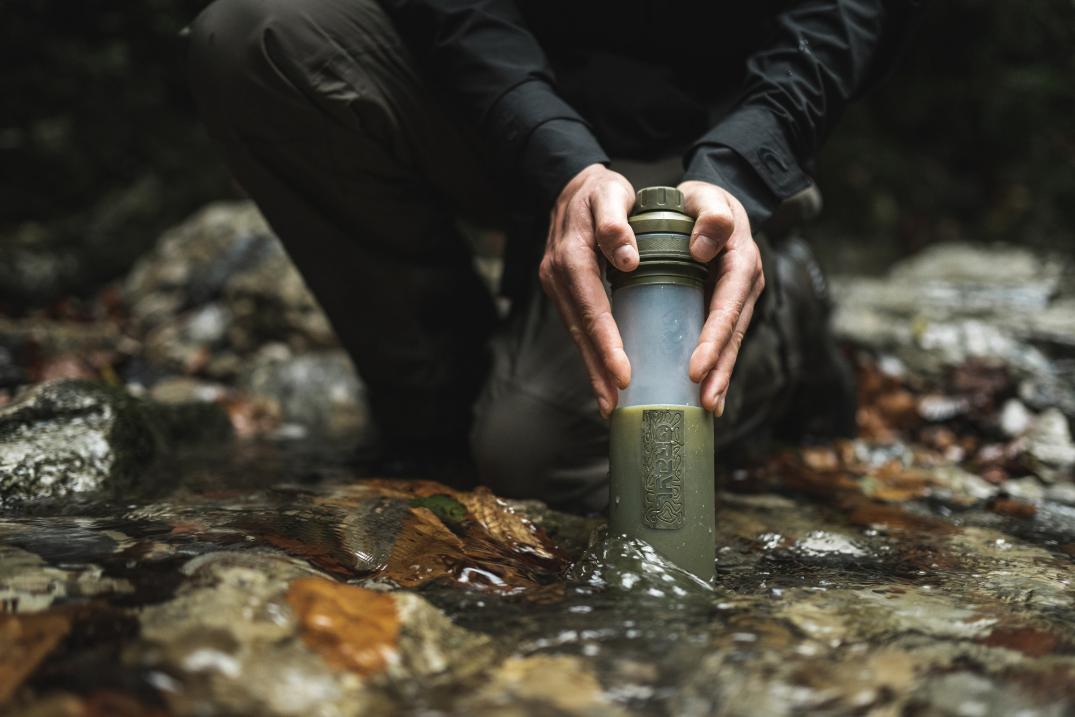Location Image for UltraPress Water Filter and Purifier Bottle - 16.9 fl. oz.