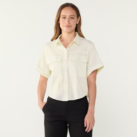 Roark Bless Up Cropped Button-Up Shirt - Women's 1