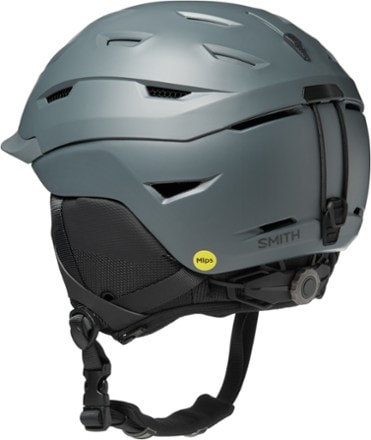 Smith Level MIPS Snow Helmet - Men's Back view (Matte Slate)
