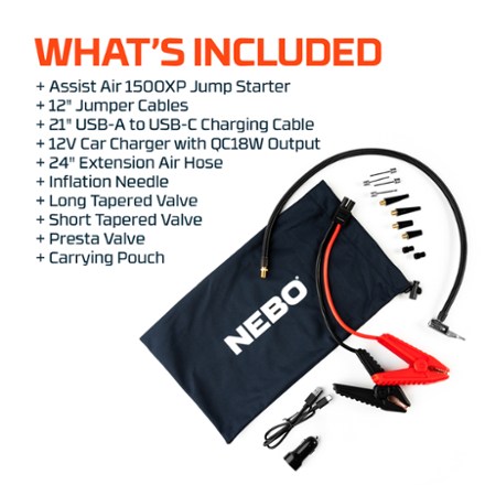 NEBO Assist Air 1500XP Jump Starter and Air Compressor | REI Co-op