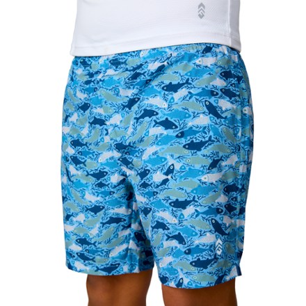 Free Country Full Elastic Waist Swim Shorts - Boys' 3