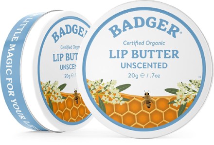 Badger Unscented Lip Butter Tin - 0.7 oz. 2