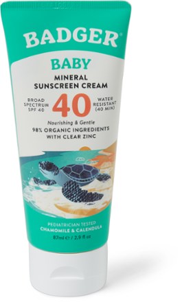 Badger SPF 40 Baby Mineral Sunscreen Cream - 2.9 fl. oz. 0