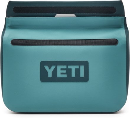 YETI Sidekick Dry Waterproof Gear Case Side view (River Green)