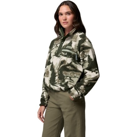 Columbia Helvetia II Cropped Half-Snap Fleece Pullover - Women's 6