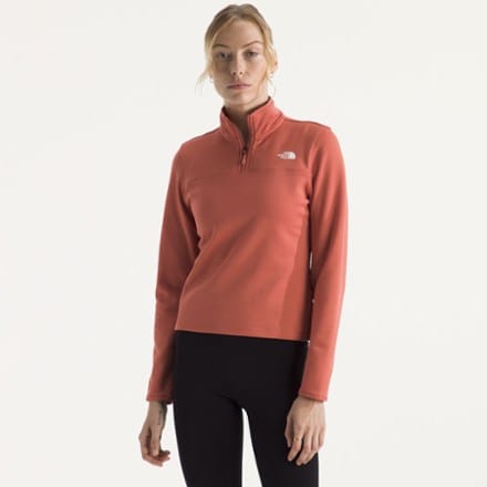 The North Face Cedar Trail Grid Fleece Quarter-Zip Jacket - Women's 1