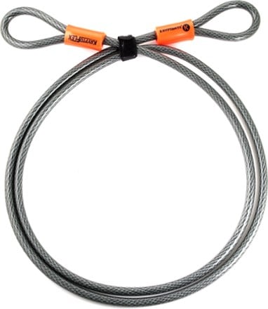 Hyper Tough, Vinyl Covered Flexible Open Loop Cable Lock, 1/4 in x 6 ft