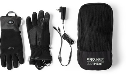 north face gloves with power button
