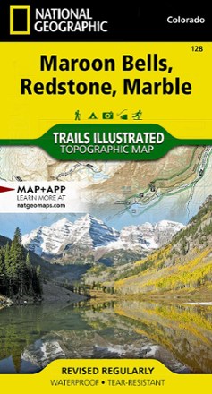 National Geographic Maroon Bells/Redstone/Marble Trail Map 0