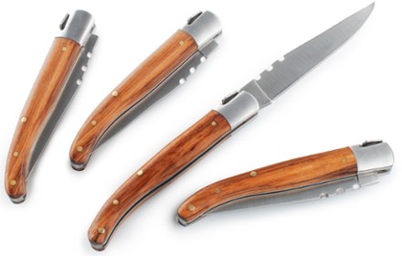 GSI Outdoors Rakau Folding Steak Knives - Package of 4 5