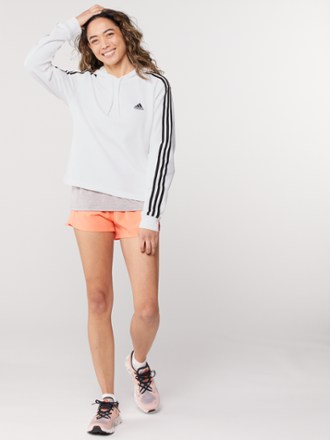 adidas 3-Stripes Crop Hoodie - Women's 3