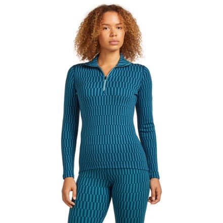 Icebreaker 260 Tech Vertex Long-Sleeve Half-Zip Thermal Base Layer Top - Women's 1