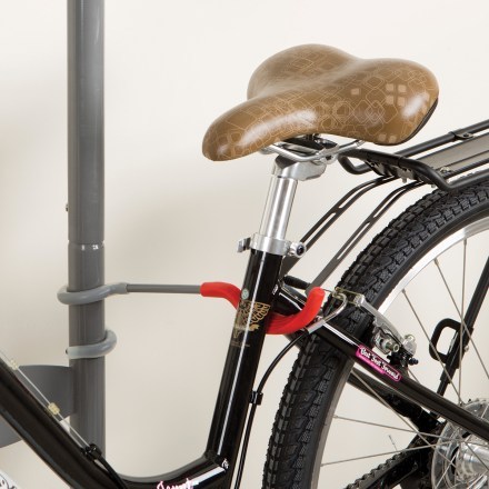 Delta Cycle Michelangelo Rugged 2-Bike Gravity Rack In Use (Black)