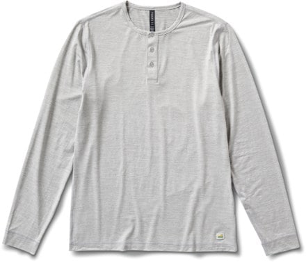 Vuori Long-Sleeve Ease Performance Henley Shirt - Men's 0