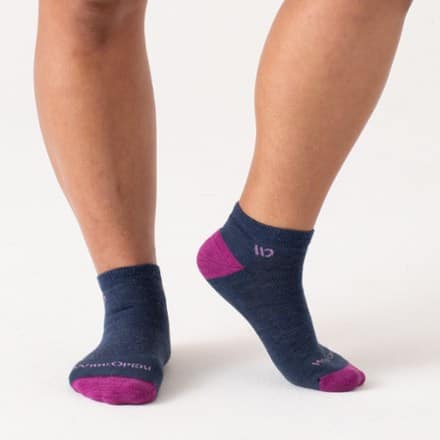 Wide Open Solid Cushioned No Show Socks - Women's 1