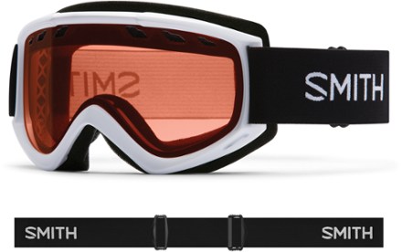 ski goggles with glasses underneath