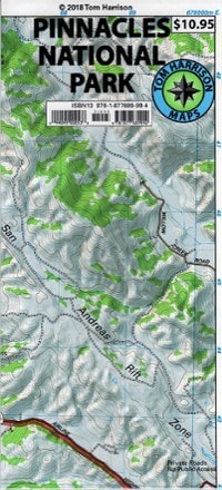 Tom Harrison Cartography Pinnacles National Park Trail Map 0