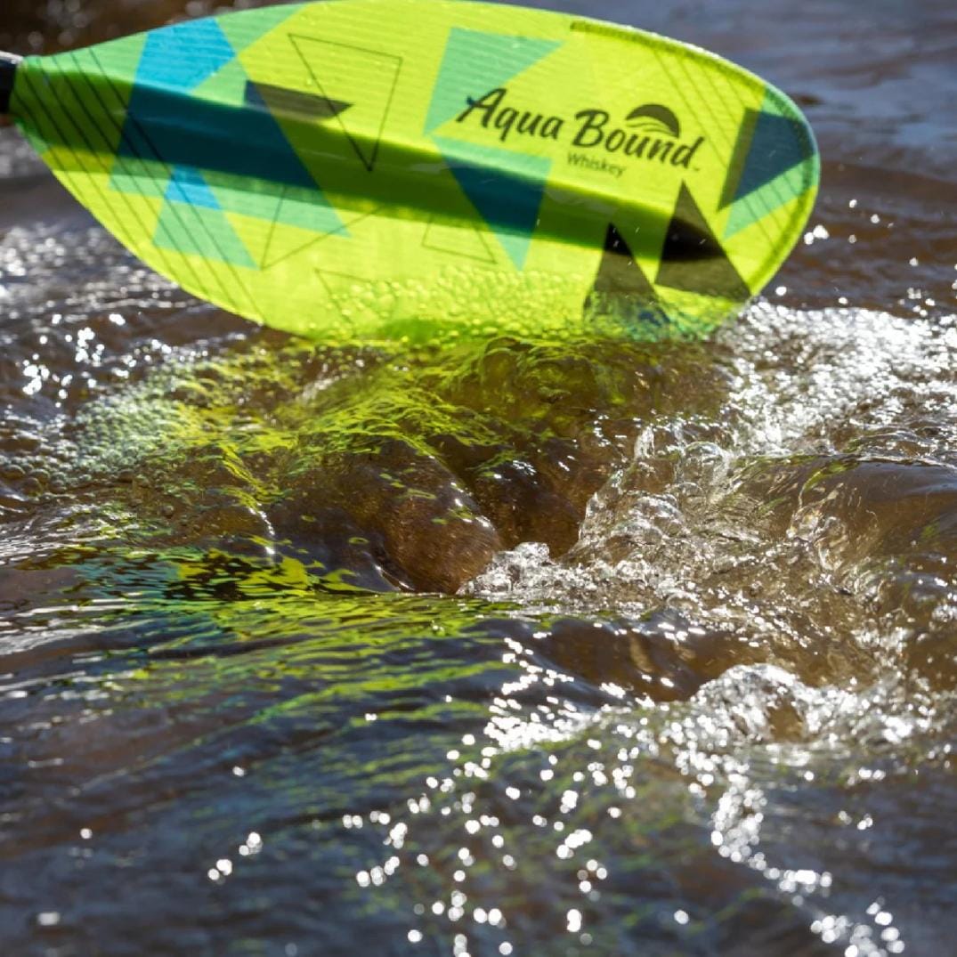 Location Image for Whiskey Fiberglass 2-Piece Straight Shaft Kayak Paddle