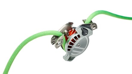 Wild Country Revo Belay Device Top view (Gunmetal)